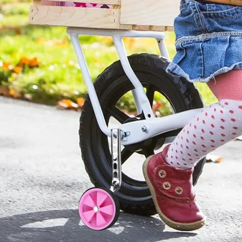 Ruedas de equilibrio resistentes antivuelco con soporte de acero para bicicleta 2