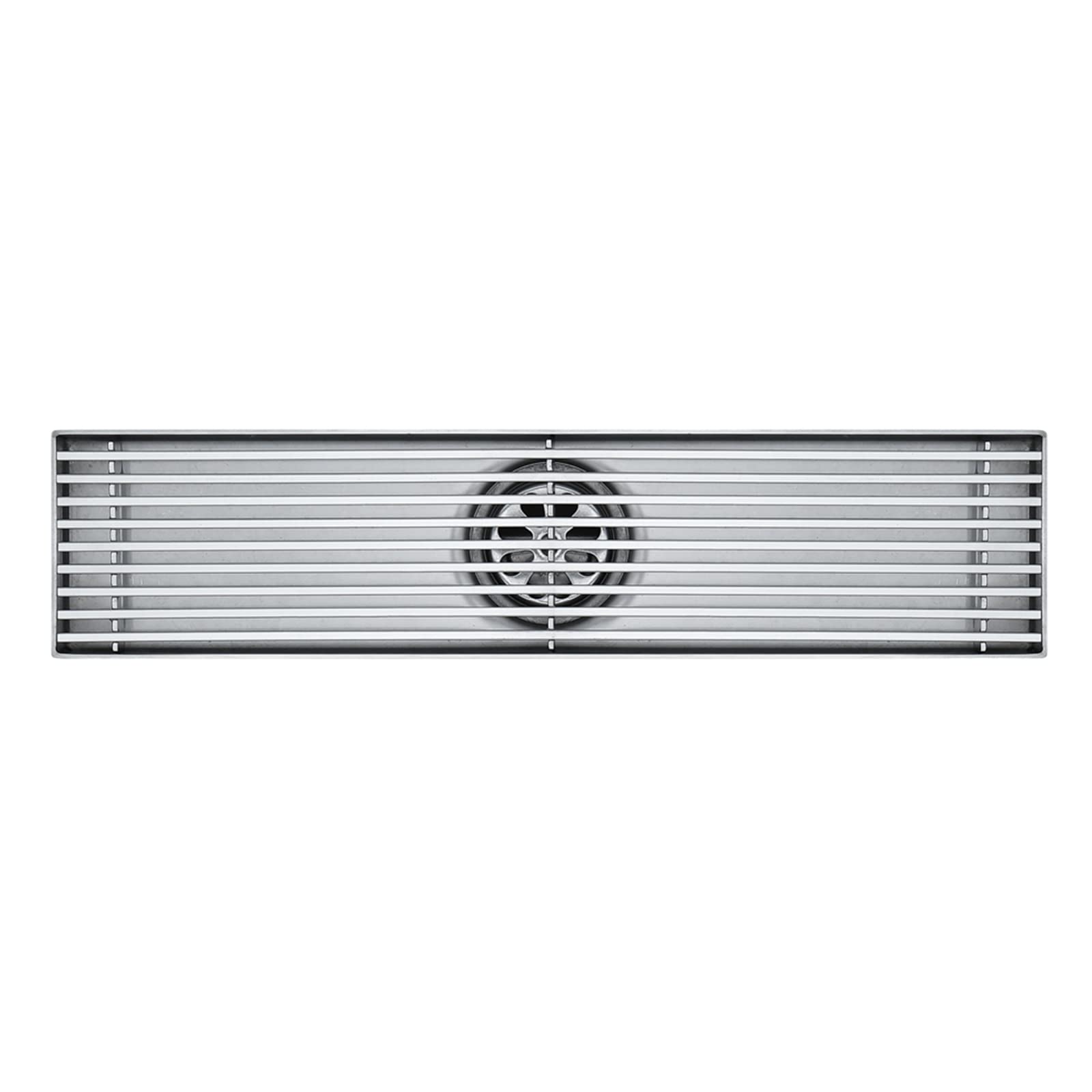 Desagüe de Ducha Lineal, desagüe de Suelo Rectangular de 12 Pulgadas, desagüe de Suelo de Ducha de Acero Inoxidable 304 con Rejilla y Cubierta extraíble, para baño,Black