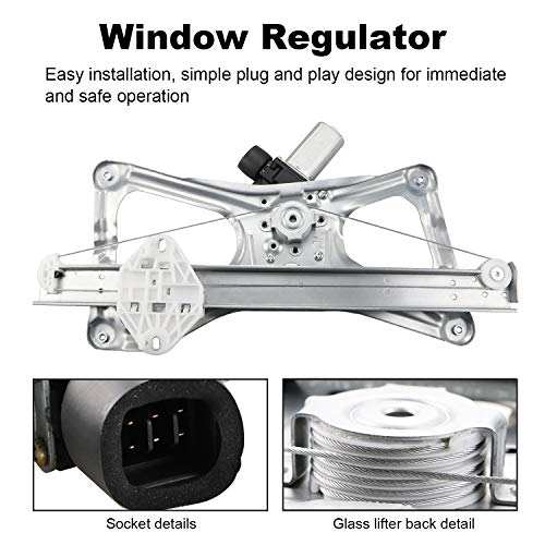 Dekalaii 748-476 Front Driver Side Power Window Regulator And Motor Assembly For 2006 2007 2008 2009 2010 2011 Honda Civic #TOP5