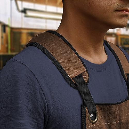 Delantal de herramientas de lona encerada, 33" H x 27" W miniatura 2