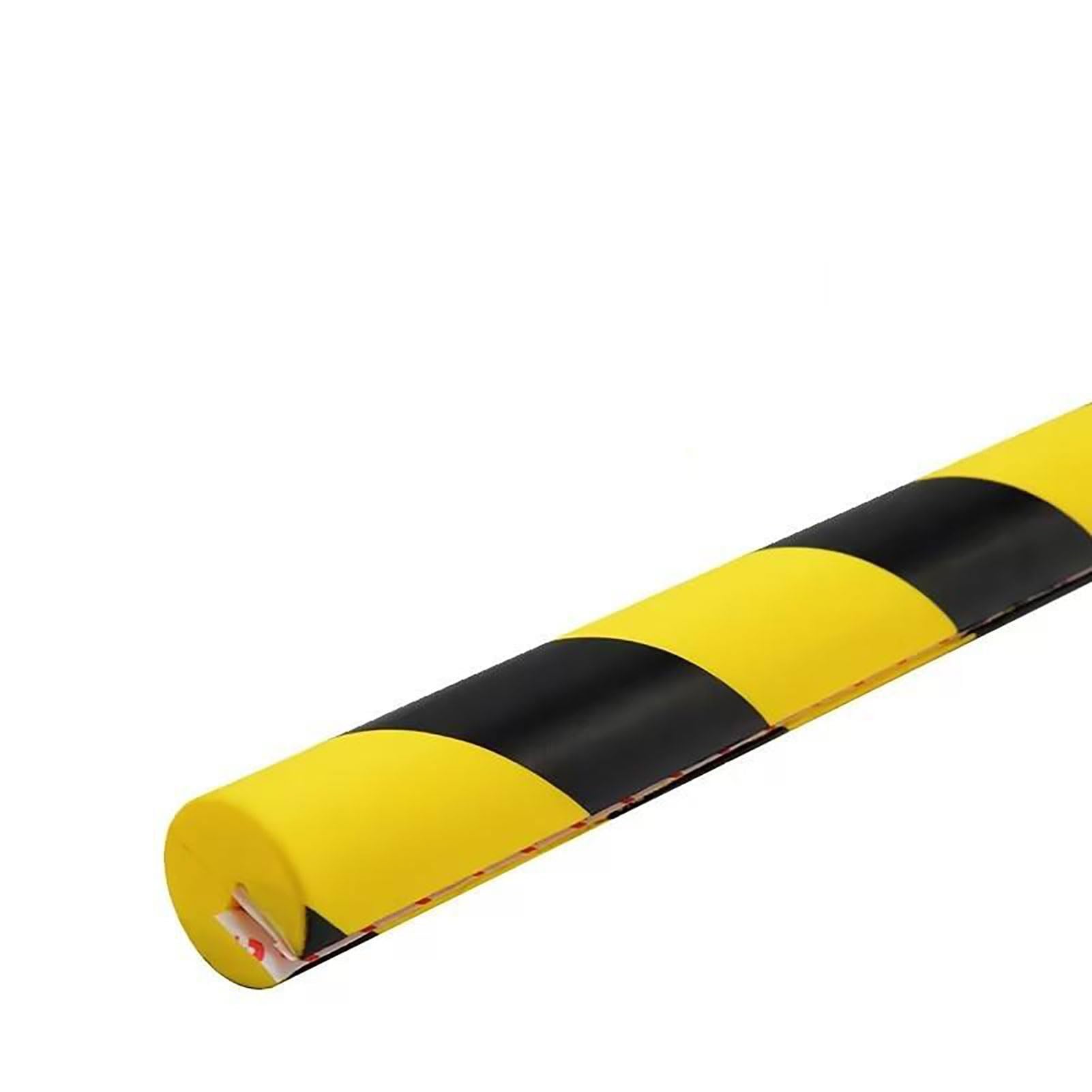 39" Foam Edge Protector, High-Visibility Self Adhesive Corner Guards With Black Yellow Stripes, Foam Safety Edge Protection Bumpers For Wall, Stair, Garage, Warehouse(U-shaped,5PCS)