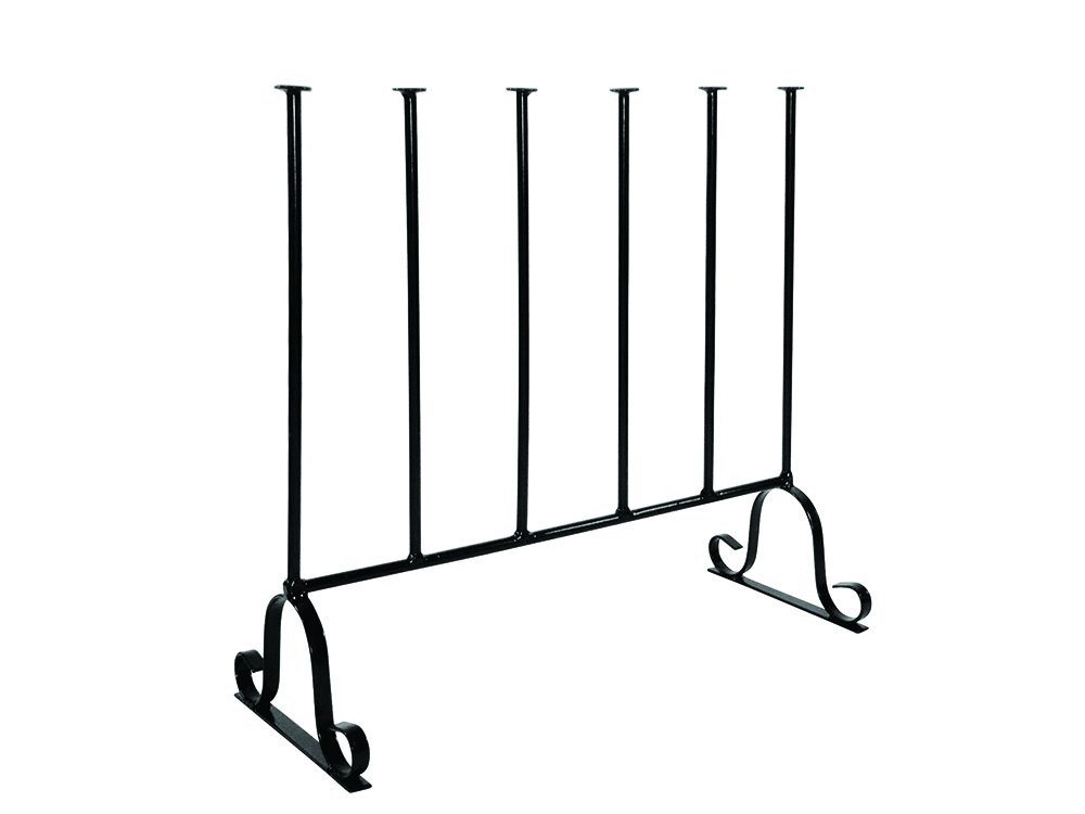 Garden Pride Black Wellington Boot Rack - Metal - Indoor And Outdoor - Holds Three Pairs Of Wellies - The Ideal Welly Storage Solution - Wellington Boot Stand