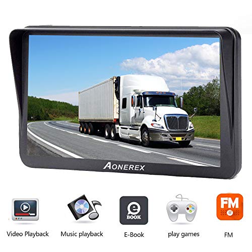 GPS Navi Navigation für Auto LKW PKW Aonerex 9 Zoll Navigationsgerät mit Sonnenschirm POI Sprachführung… - Image 3