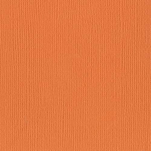 Bazzill APRICOT 12x12 Textured Cardstock | 80 lb Apricot Orange Scrapbook Paper | Premium Card Making and Paper Crafting Supplies | 25 Sheets per Pack
