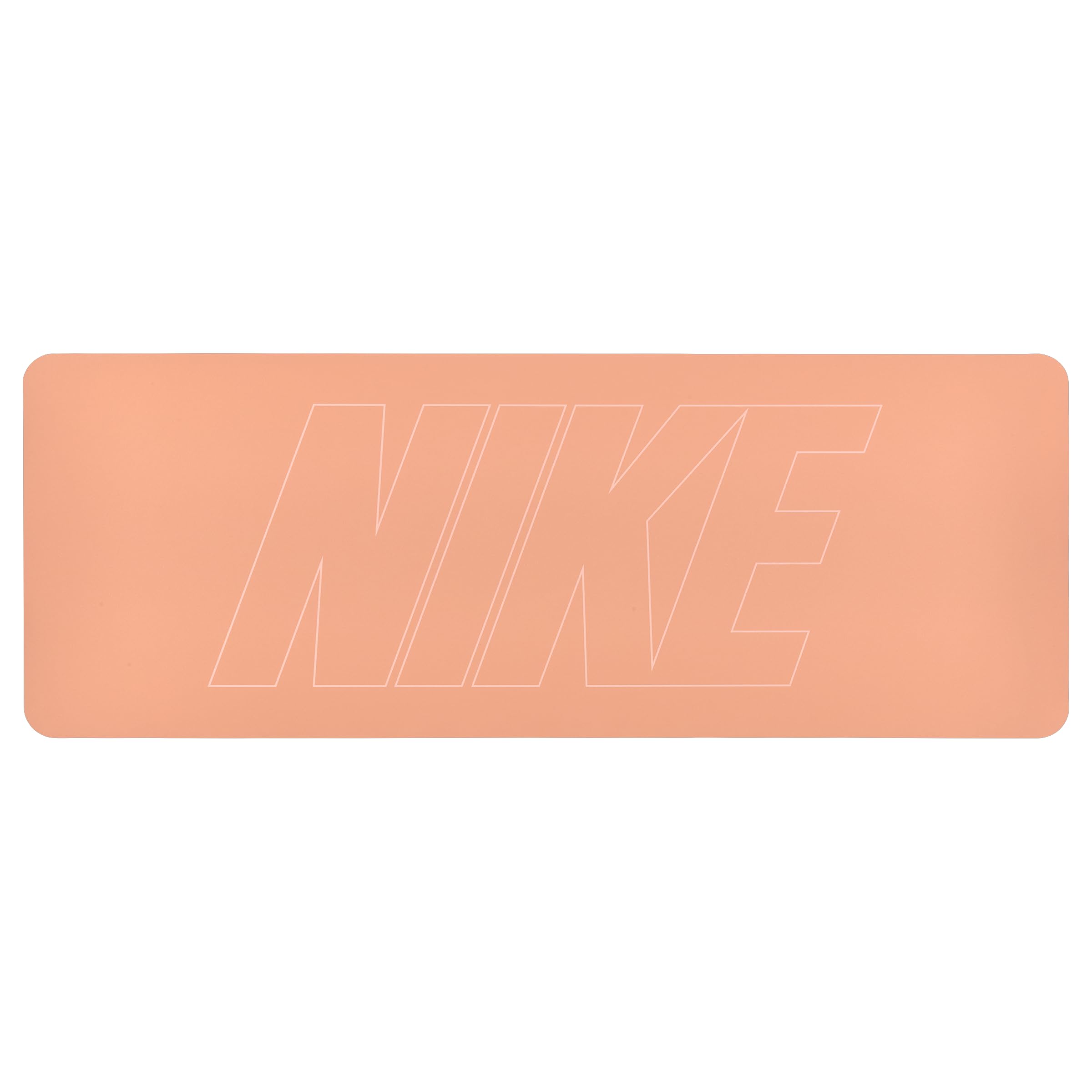 Nike Yoga Mat 4mm Reversible Yogamatte Fitnessmatte Workout Matte rutschfest, Apricot Agate/Washed Coral, 180 x 65cm