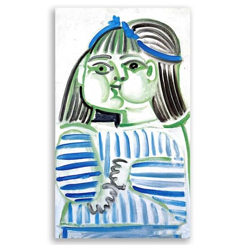 Impression sur toile Bust of a Girl pour embellir un mur vide peinture abstraite