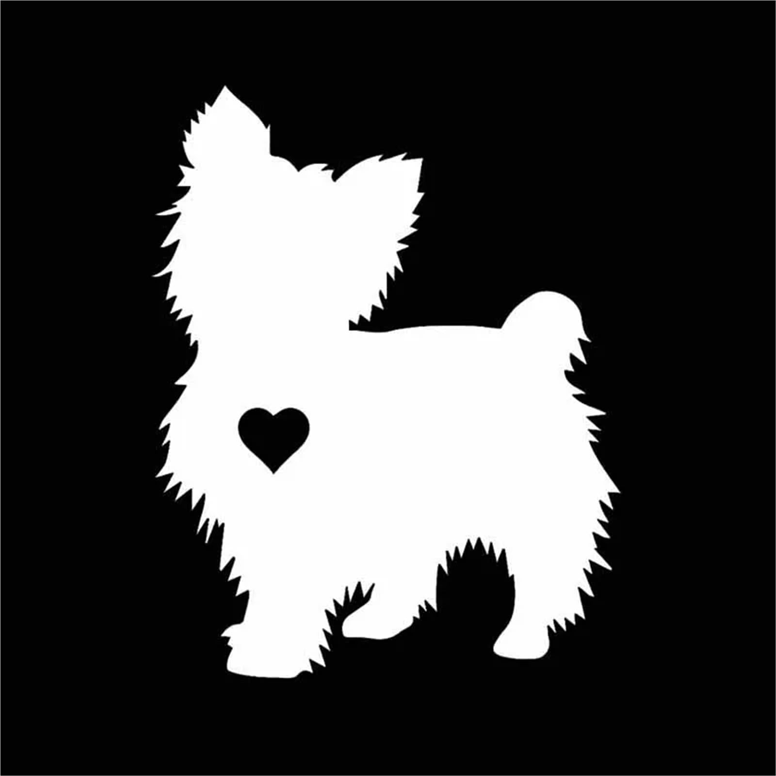 FGLFPXI Heart Silhouette Car Sticker Automobiles Motorcycles Accessories Decals