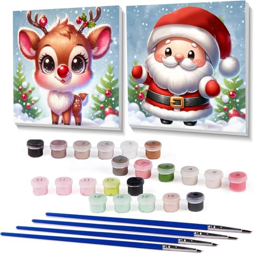 Gganmtere BKH786+BKH788-US 2 Packs Christmas Paint cover