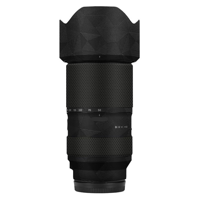 Capuchon d'objectif Tamron 50-300 mm robuste avec finition anti-rayures motif triangle