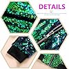 EARENT Women Sequin Jackets Green Glitter Zipper B... #3