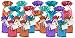 GiftMate 20-Pc. Polka Dot Drawstring Gift Bags with Inserted Ribbons Five (5) Colors: Mocha, Blue, Teal Green, Pink, and Purple!