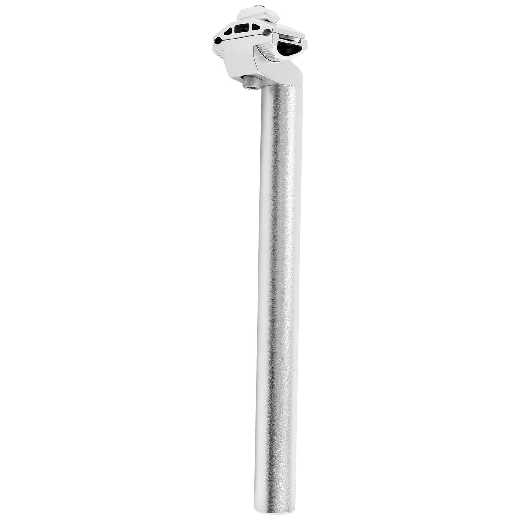 OVNSHVN Bicycle Seatpost 27.2mm Aluminium Alloy Seat Post with Adjust Clamp for MTB Mountain Bike Road Track 27.2X300mm,Silver