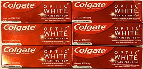 Colgate Optic White Non-Hp Stain Fighter Clean Mint image 2