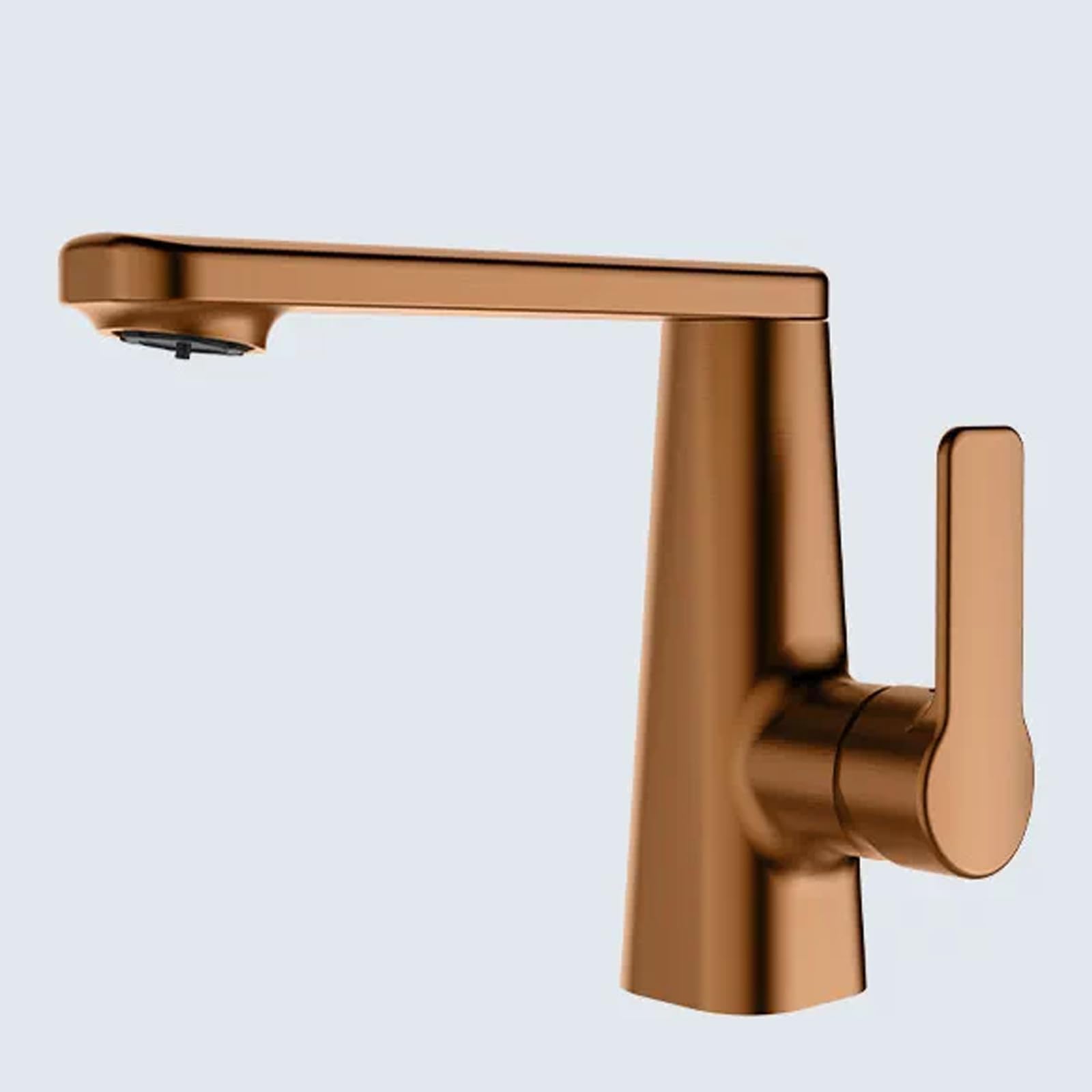 Jruia B Modern Athroom Faucet, Rass Material, 360° Swivel Kitchen Faucet, Hot Cold Water Supply, Two Water Flow Modes,