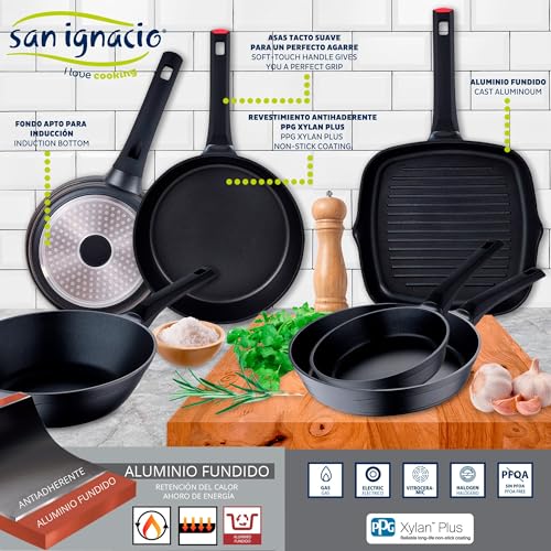 Sartén mango San Ignacio juego 4 piezas