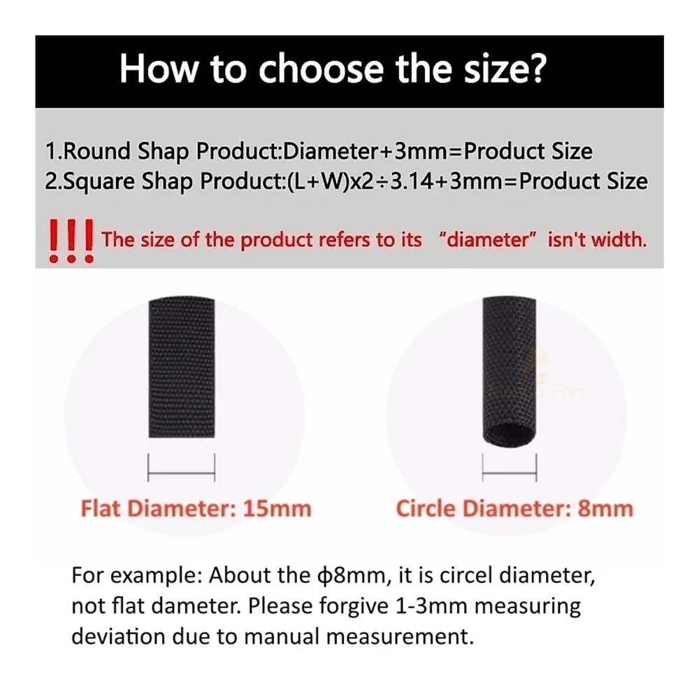 Funda de cable trenzada termorretráctil de 6 ~ 100 mm, aislamiento ignífugo, envoltura de alambre de protección PET, organizador de líneas automáticas (diámetro interior de 30 mm, 8 metros)