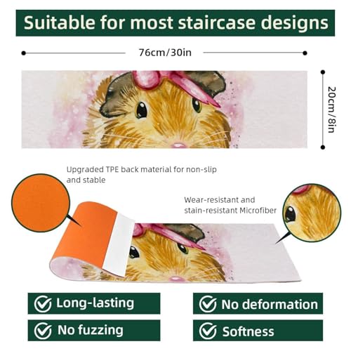 Almohadillas antideslizantes para escaleras de madera pack de 15 5