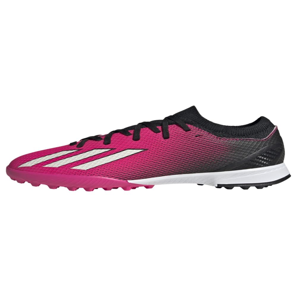 Photo 1 of adidas Unisex-Child X Speedportal.3 Turf Soccer Shoes 5.5 Big Kid Team Shock Pink/Zero Metallic/Black