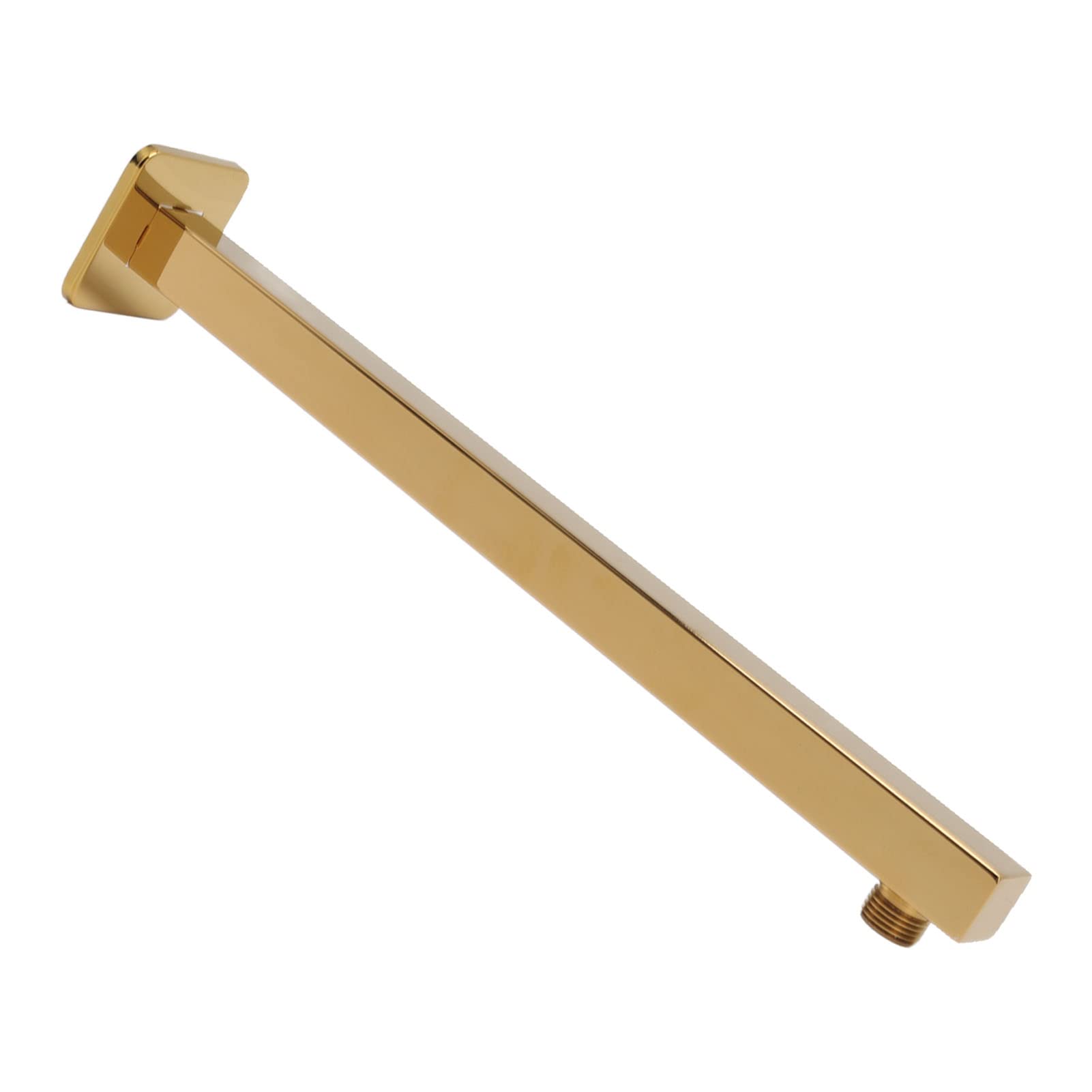 YWBL-WH Brazo de Ducha Extensor Acero Inoxidable 360° Ajustable con Cabezal de Ducha Montado en Pared para Baño Moderno