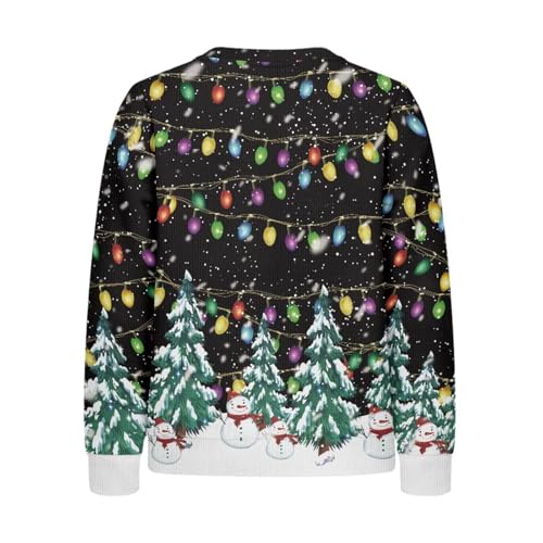 Children's Long-Sleeved Sweater for Boys Girls Holiday Sweater Pullover Fall Sweater for Kids2