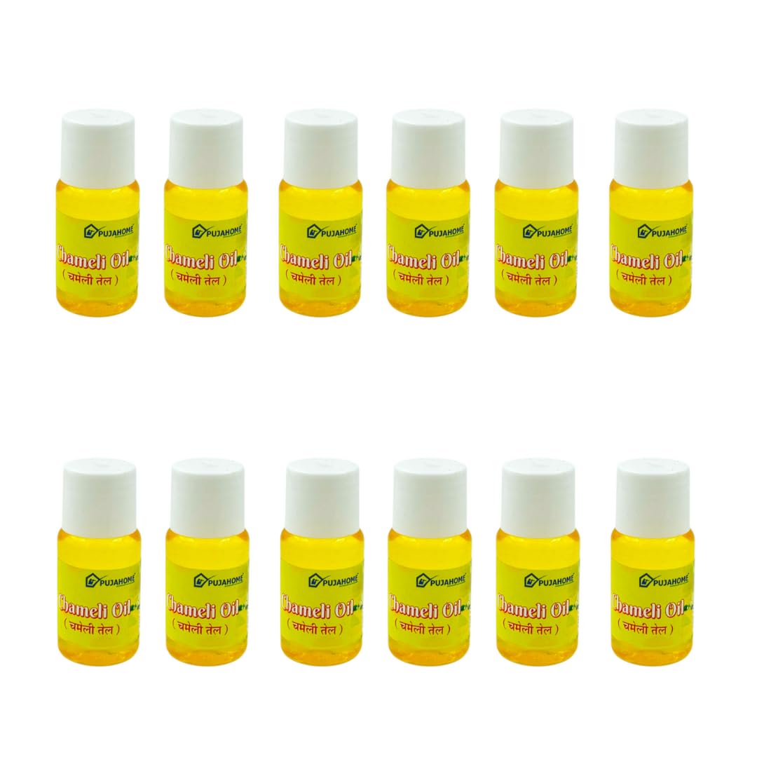 Chameli Oil for Pooja | Jasmine Fragrance For Puja and Diya (15 ml) Pack Of 12| Chameli Pooja Oil For Hanuman Ji Chola & Aarti, Akhand Deepak, Jyot-image-19