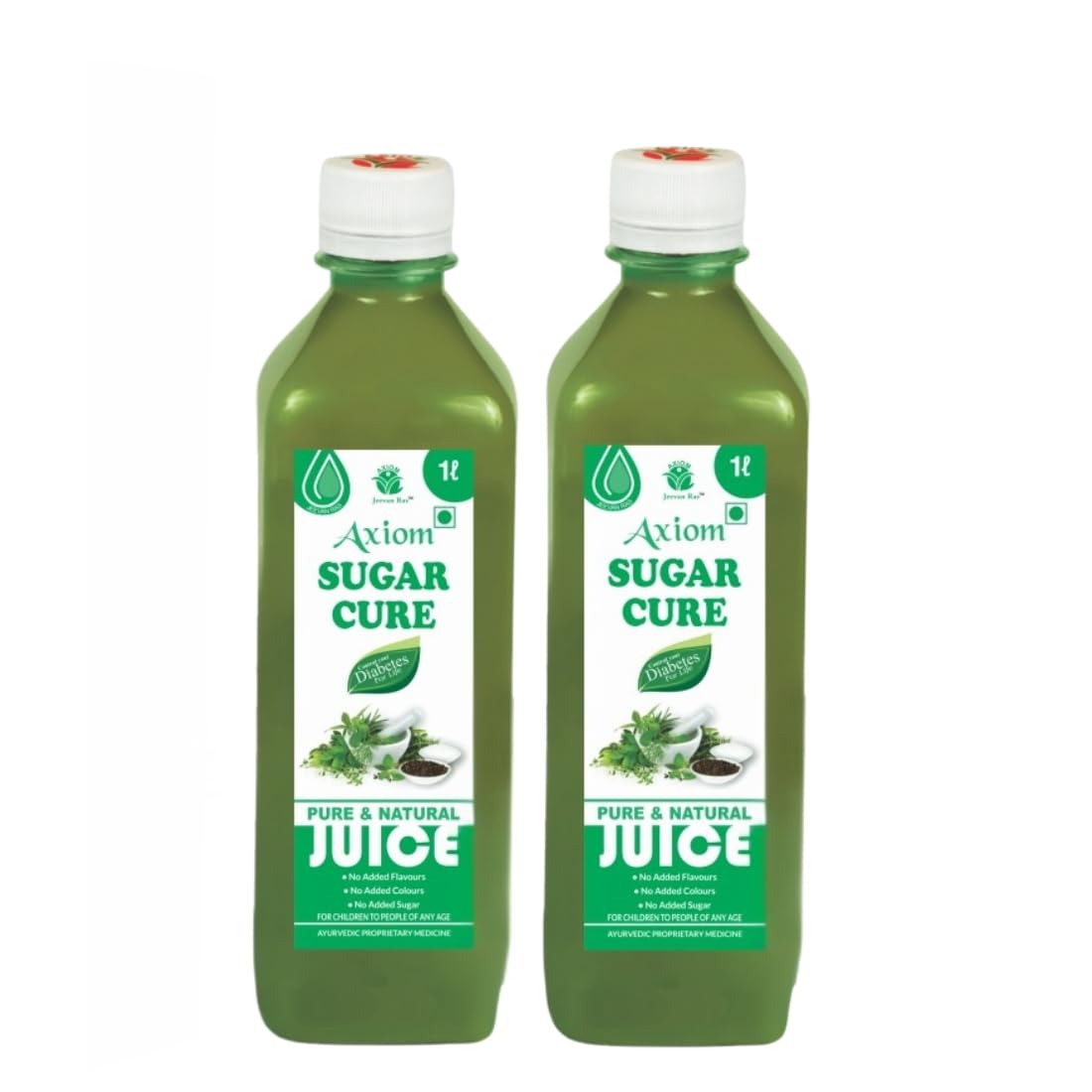 Axiom Sugar Cure 1000ml Pack of 2 | No Artificial Colour Added | No Sugar | 100% Natural WHO-GLP,GMP Certified Product