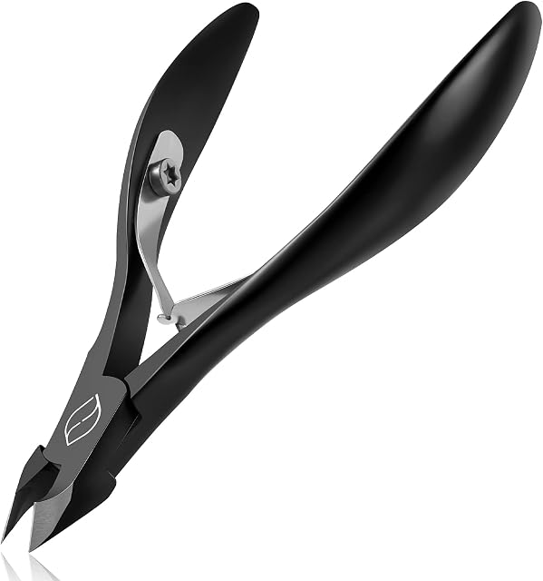 FERYES Cuticle Nippers, Cuticle Cutter and Remover with Cuticle Trimmer for Dead Skin - Professional Manicure Tools and Cuticle Clippers- Stainless Steel