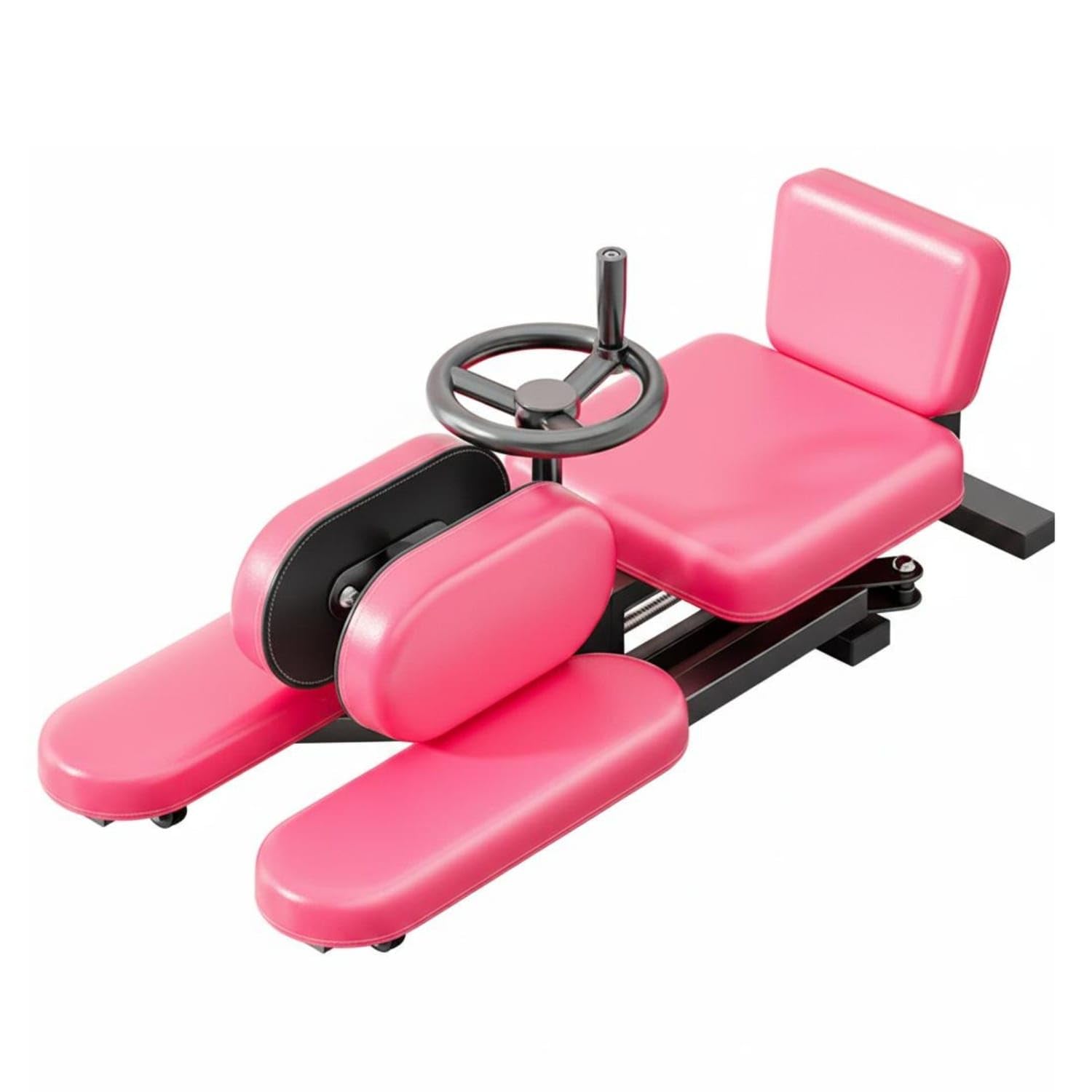 Bnf Split Training Machine Fluid Gear System Split Coach 6-Level Adjustment Leg Stretcher for Dancers, Beginners, Dance Studio, Workout, Rose Red-image-41