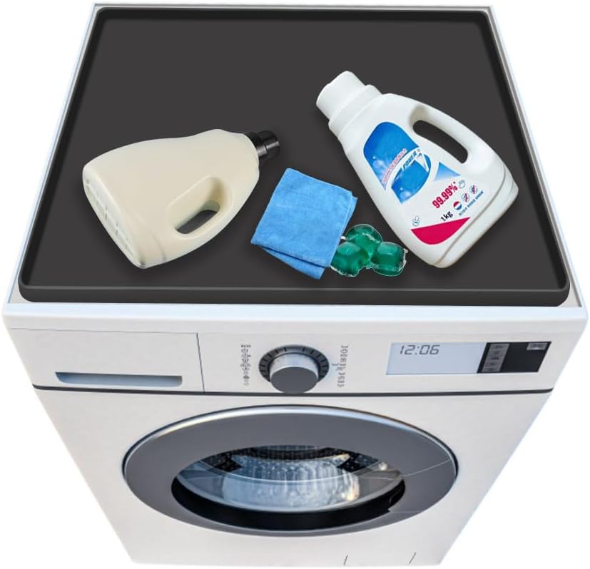 1PCS Washer and Dryer Top Protector Mat, Silicone Rubber