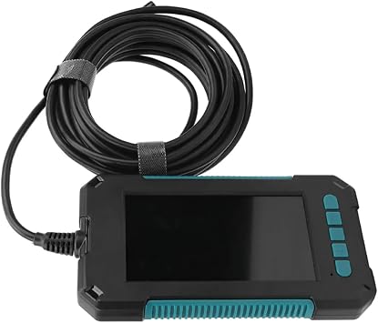 Ekranlı Çift kameralı 10 Mt Hafıza Kart Destekli Sert Kablo Yılan Endoskop Kamera 5.5 mm 4.3 ınc