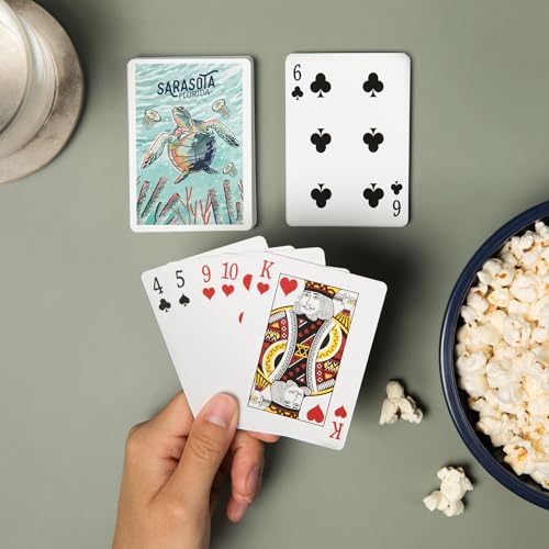 Lantern Press naipes poker 52 cartas adultos miniatura 2