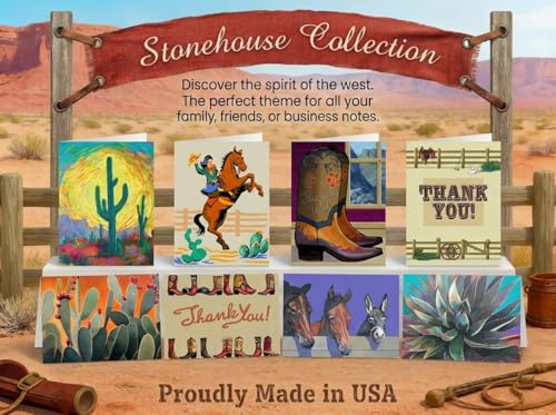 Image of Stonehouse Collection | 10 Mexican Mariachi Note Cards | Southwest Mexico | USA Made | Set of 10 Mexico Thank You, Blank Note Card (Mariachi Concert)
