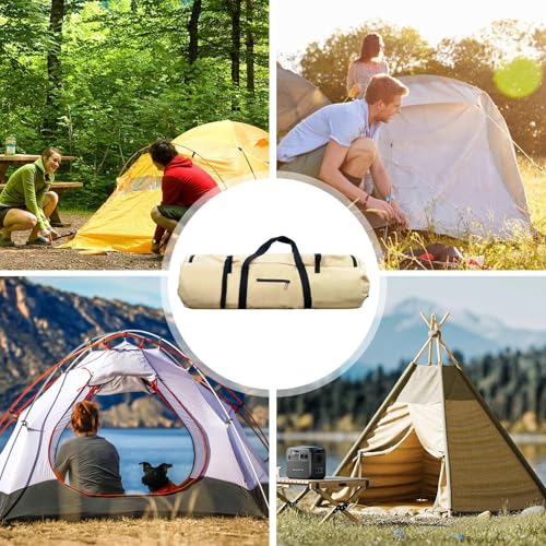 Duffle Bag, Luggage, 300D Waterproof Duffel Bag For Tents, Foldable Gear Bags With Lockable Zippers, Heavy-Duty Camping Storage, Hiking/Travel Equipment Organizer4