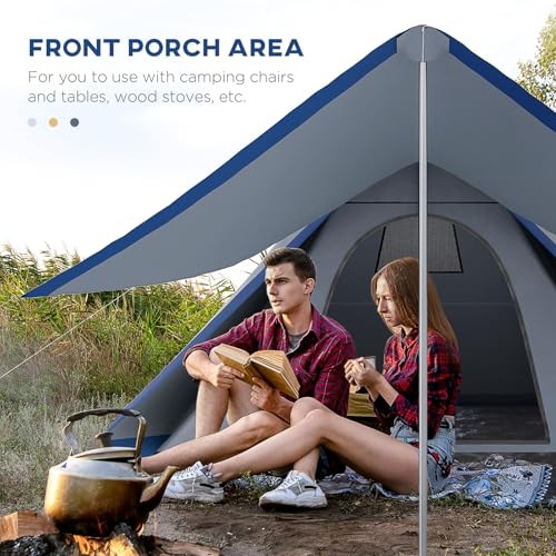 Carpa Piramidal para Camping con Protección UV y Resistente al Viento miniatura 3