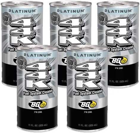 5 cans of New BG 44K Platinum