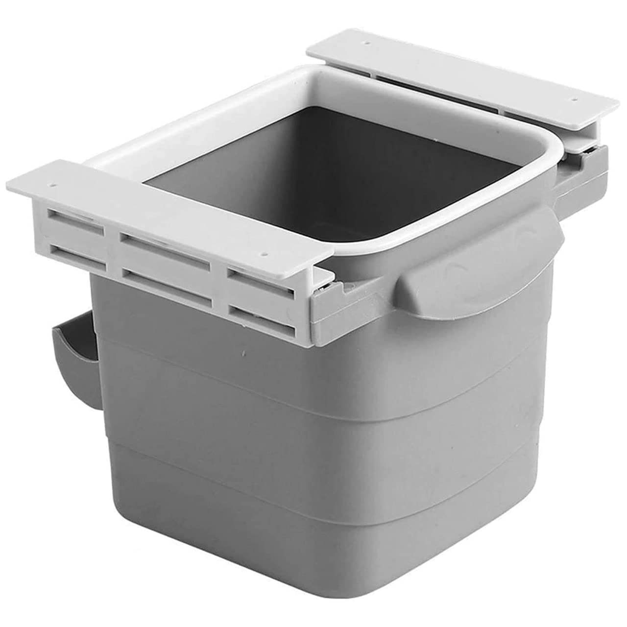 Mini Table Dustbin – Retractable Hanging Trash Bin | Kitchen Cabinet Door Hanging Garbage Bin | Desk & Office Small Dustbin | Compact & Space Saving (Multicolor, Pack of 1)-image-8
