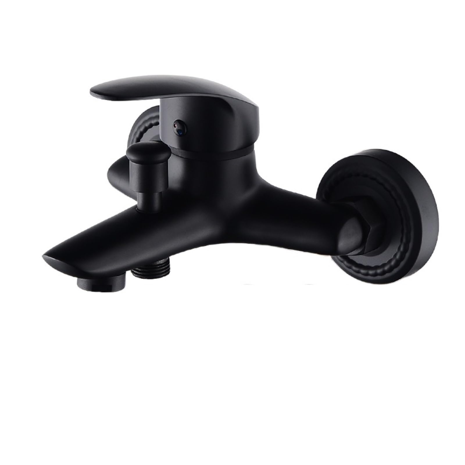 Robinet de baignoire 2 fonctions mitigeur douche mural cuivre noir universel
