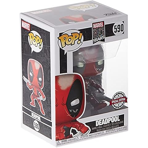 BanDxin Marvel 80 Jahre Deadpool Exklusives Pop Vinyl 590, FU45347, One Size Cover