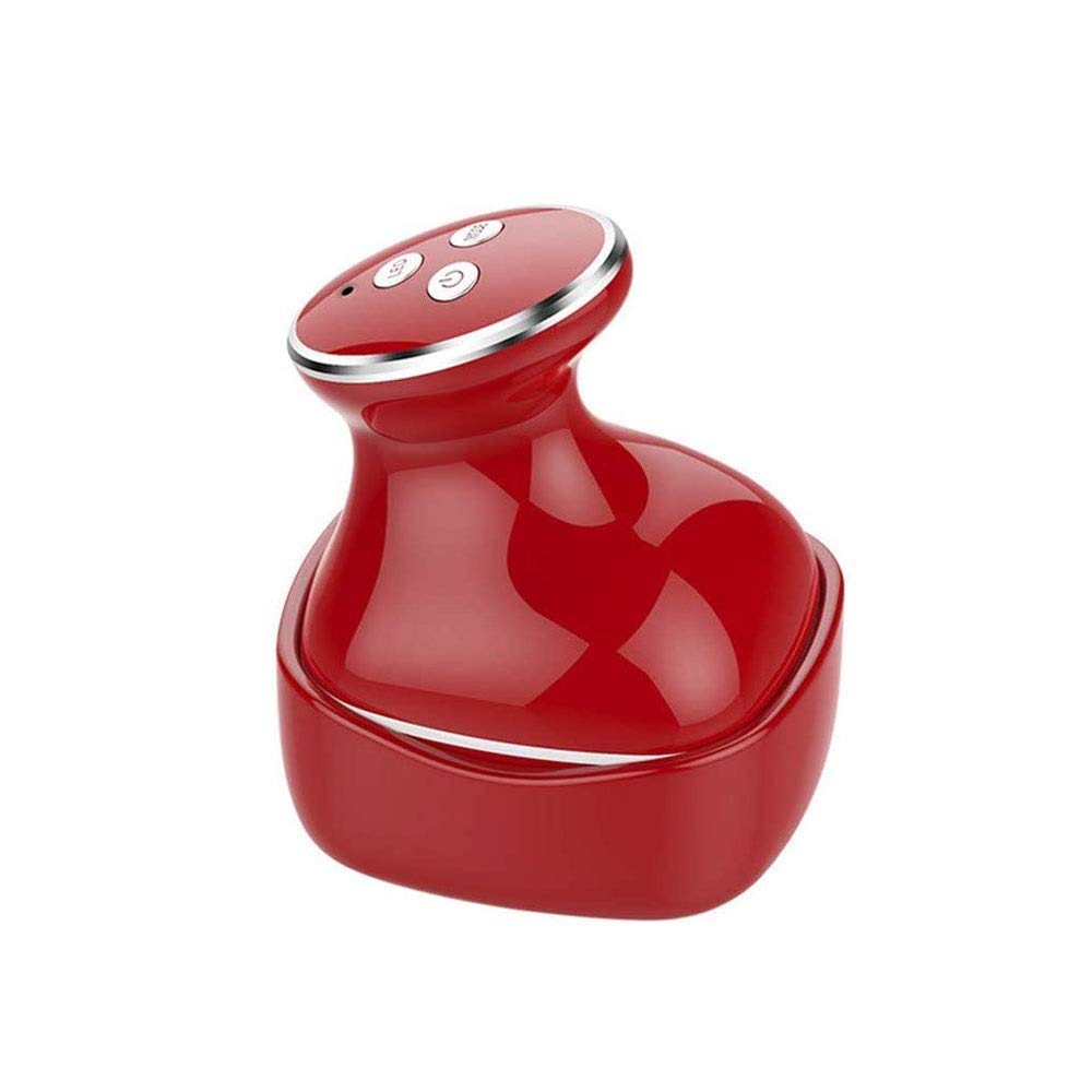 MU Massaiatore Elettrico Del Cuoio Capelluto con 4 Teste Di Massaio Testa Portatile Scratcher con Tessuto Impastamento Nodi Regali Idea Idea Stress Release Full Body Massage per i Muscoli Dolore a So