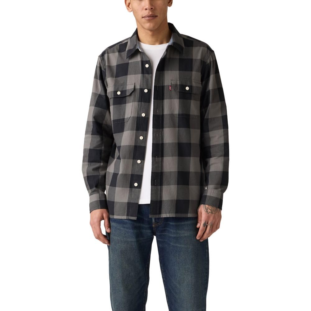 

                                                    Levi's Men's Classic Worker Long Sleeve Shirt, (Ne