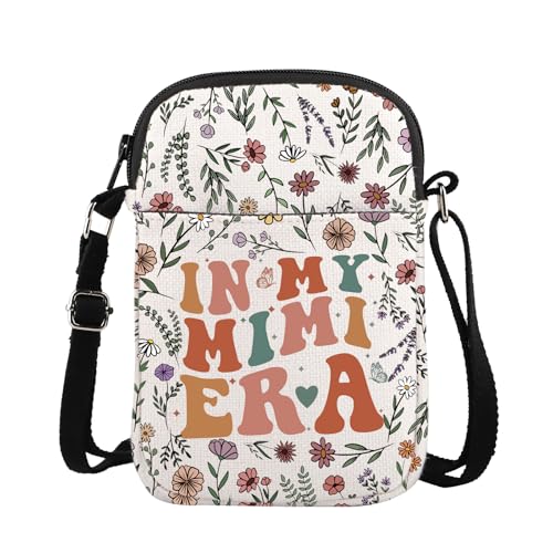 ENSIANTH Mimi Gift Mimi Crossbody Bag Grandma Gift Mimi To Be Gift Mother’s Day Gift In My Mimi Era Gift Grandma To Be Gift