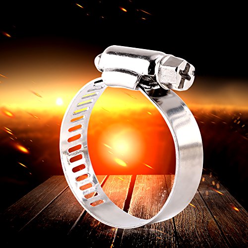 10 peças engrenagem sem-fim ajustável, braçadeiras de tubo braçadeiras de tubo braçadeiras de mangue