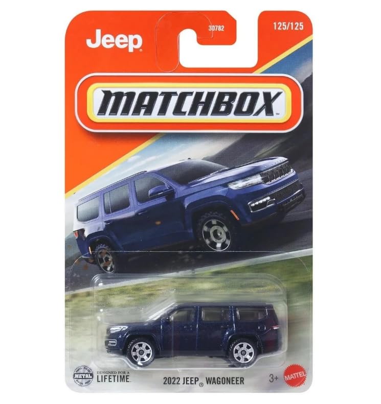 Matchbox 2022 Jeep Wagoneer [Dark Blue] 125/125, 1:64 Scale
