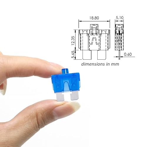 Miniatura 9 de MGI SpeedWare Surtido de fusibles de hoja de 60 piezas, 5A 10A 15A 20A 30A 40A, ATOATC 12vDC Protección automotriz (sin indicador LED)