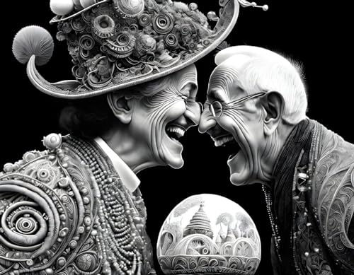 Toile murale Meechi 50x70 cm transformez votre salon avec Laughing Our Heads off