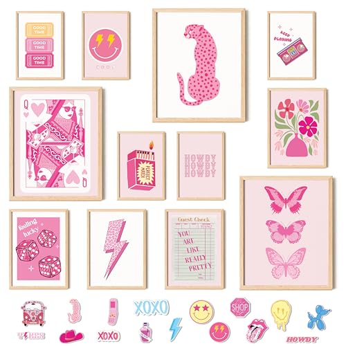 97 Decor Cute Preppy Room Decor Aesthetic - Pink...