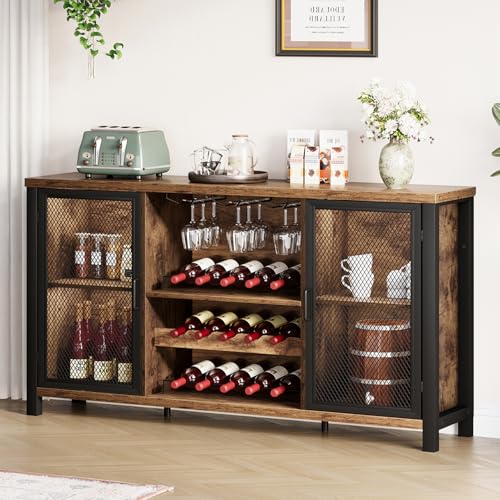 IBF 140 cm Weinschrank Industrial Barschrank Küchenschrank...