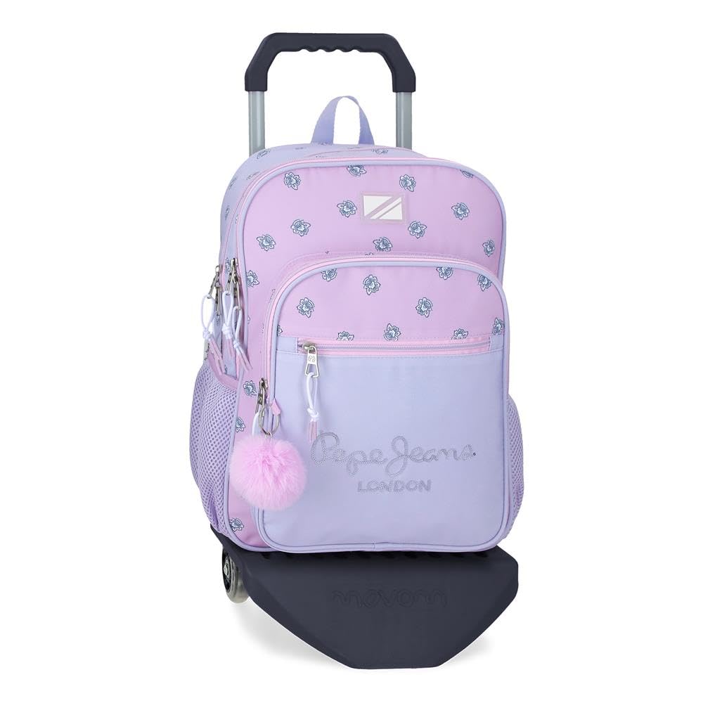 Pepe Jeans Becca Mochilas escolares juveniles poliester, multicolor
