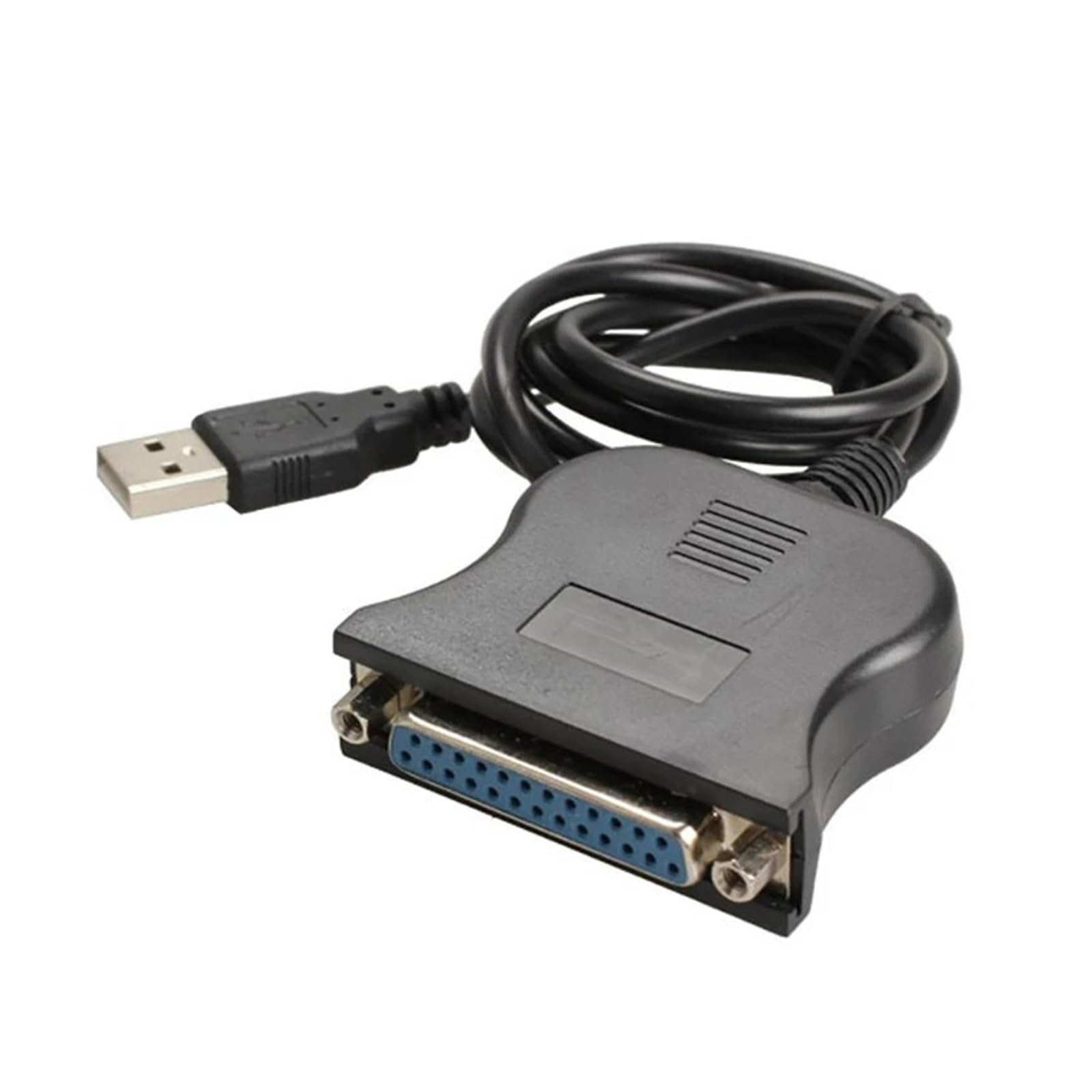USB DB25 25-pinowy męski na żeński port równoległy do drukarki IEEE 1284 LPT adapter konwerter kabel kabel konwerter portu równoległego H8WD