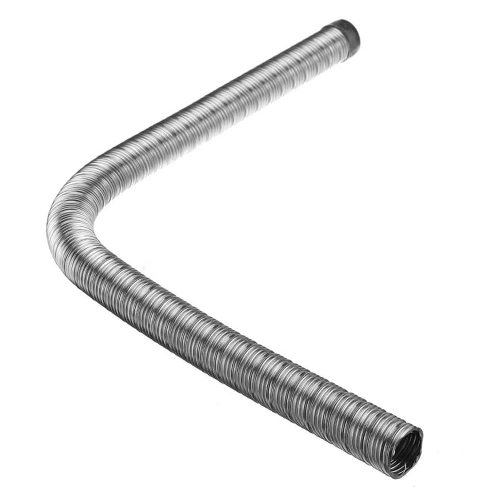 1m (39inch) Parking Heater Air Exhaust Pipe Stainless Steel Flexible 24mm with Clamps Replacement for Eberspacher/Webasto PN 36061296 by AUTOMAJOR